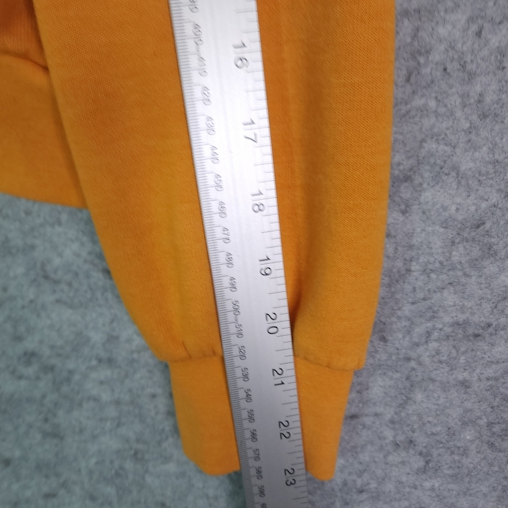 Aviator Nation Aspen Relaxed Pullover Hoodie Ski Graphic Gold - Picture 8 of 8